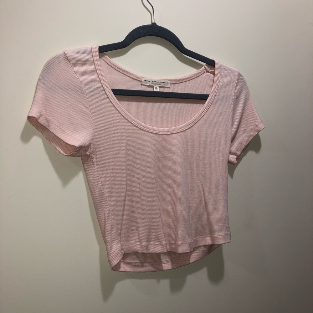 Truly Madly Deeply crop top size medium super soft